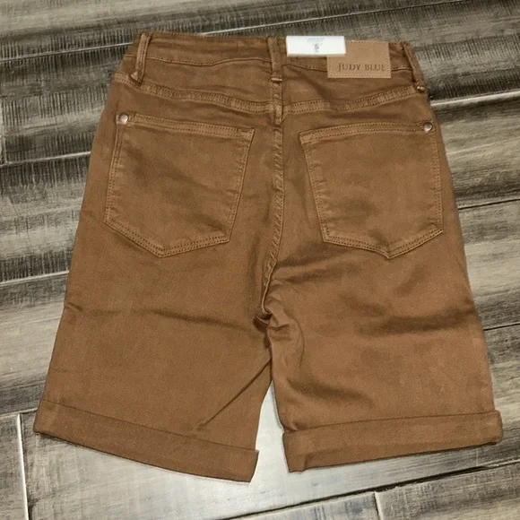 New Judy Blue Tummy Control Bermuda Shorts Small - Picture 4 of 14
